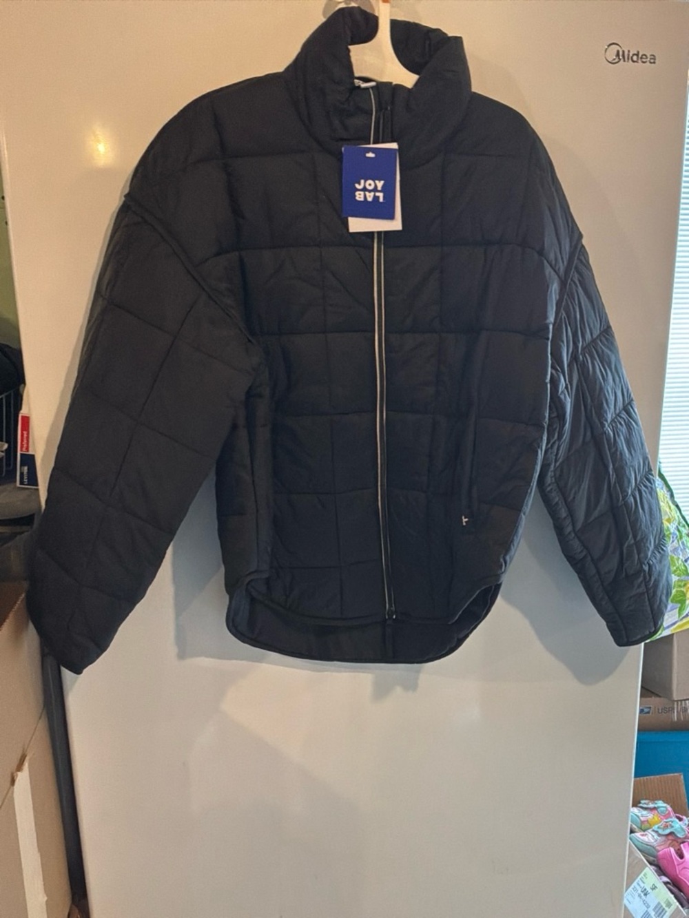 JoyLab womens Black Quilted Puffer Jacket